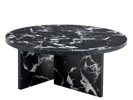 Versatile Round Coffee Table For Various Interior Styles