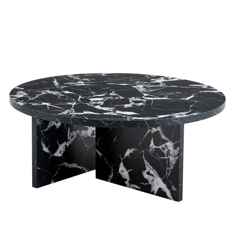 Versatile Round Coffee Table For Various Interior Styles