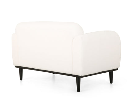 Sway - Upholstered Loveseat With Wood Legs And Round Arms