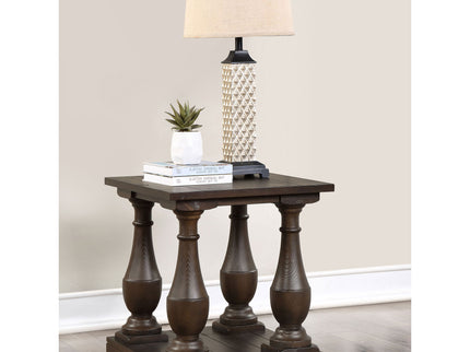 Byer - Rectangular Side End Table Coffee - Coffee