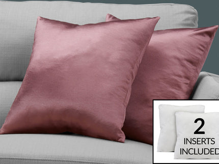 Pillows, Square, Insert Included, Decorative Throw, Hypoallergenic, Modern