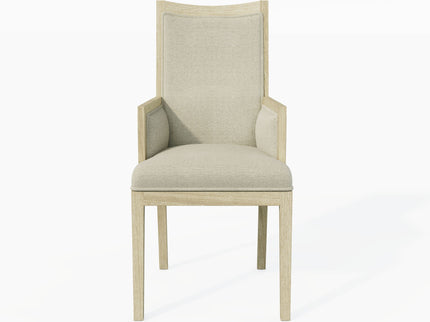 Adeline - Upholstered Arm Chair - Natural Wood Wash