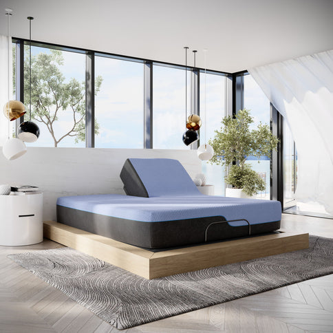 Refresh - 12" Flex Head Hybrid Cooling Fast Responding Latex Foam And Coil Mattress