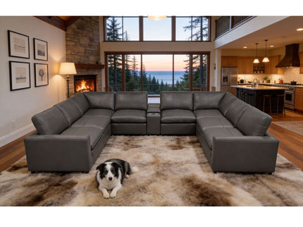 Large Upholstered Seating Modular Sectional