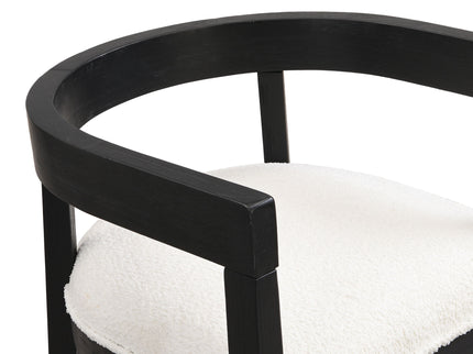Modern Rubberwood Counter Stool Set With Upholstered Seats