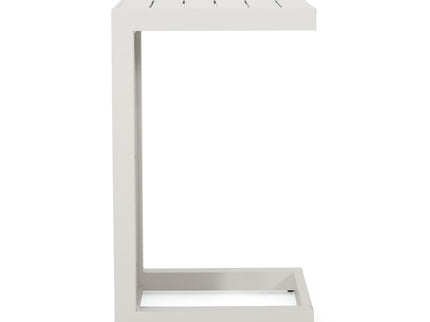 Aluminum Outdoor C - Shaped Side Table For Patio