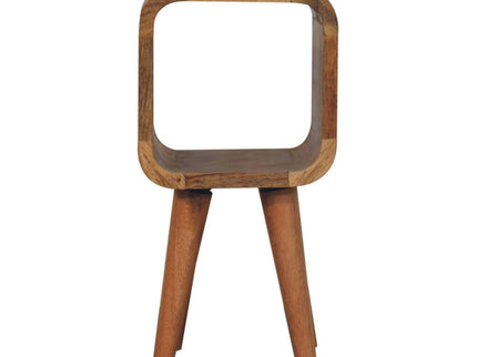 Minimalist Open Curved Nightstand