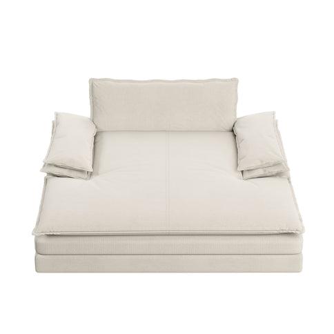 Modern Oversized Double Chaise Lounge Chair
