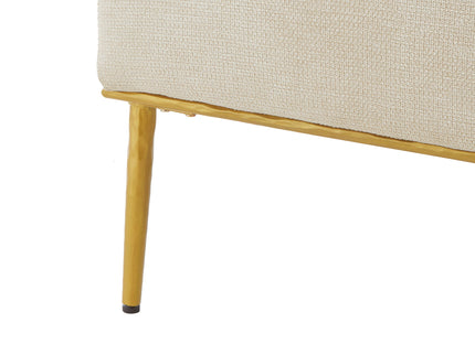 Modern Elegance Accent Chair With Curved Backrest