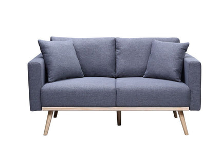 Easton - Fabric Loveseat With USB Charging Ports Pockets And Pillows