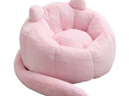 Cat Shaped Bean Bag Sofa With Long Tail