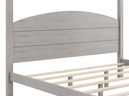 anopy Platform Bed With Headboard And Support Legs