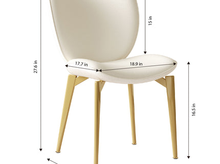 Dining Chairs (Set of 2) - Beige