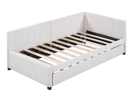 Upholstered Daybed, Sofa Bed Frame, No Box Spring Needed