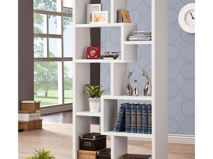 8 Shelf Geometric Bookcase