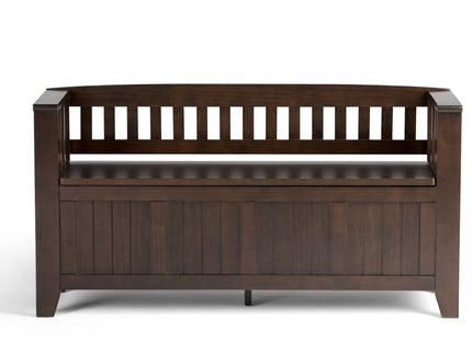 Acadian - Entryway Storage Bench, Handcrafted