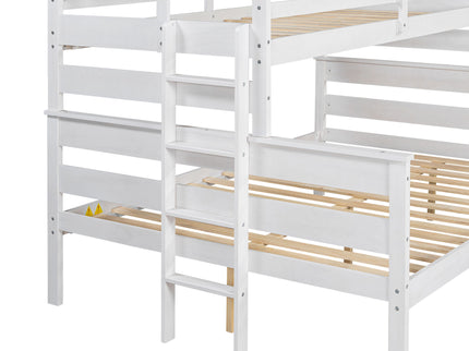 Detachable Design Bunk Bed With Ladder