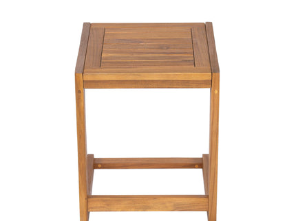 Ashwell - Acacia Wood Side Table - Teak