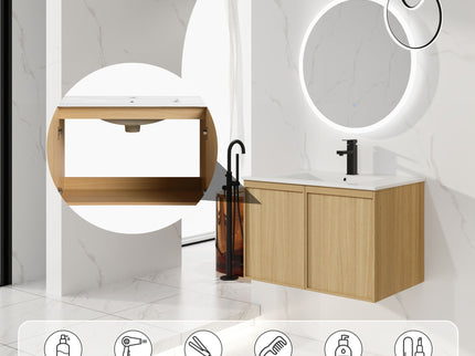 Floating Bathroom Vanity With Sink Combo