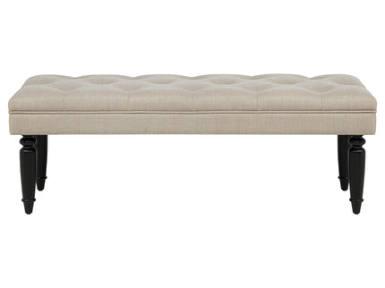 Upholstered Entryway Accent Bench - Beige