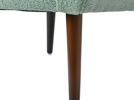 Modern Accent Chair, Teddy Fabric Living Room Chairs Comfy Reading Chair, Mid Century Accent Chair, Lounge Arm Chairs Armchair For Living Room Bedroom - Light Green
