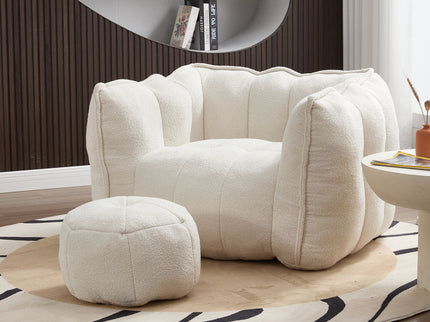 Soft Bean Bag Chair With High Resilient Foam