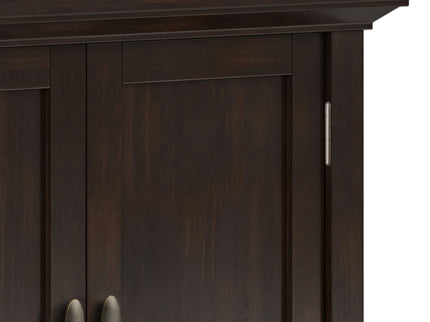 Redmond - Low Storage Cabinet - Brunette Brown