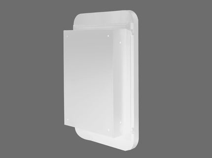 Recessed Metal Framed Medicine Cabinet With Mirror And Adjustable Shelves Wall Mirror With Storage For Bathroom