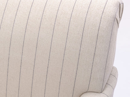 Sylvia - Striped Arm Chair - Natural
