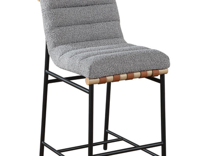 Lahni - 17" Boucle Fabric Counter Height Chair