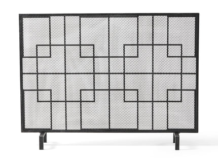 Dorothy - Modern Single Panel Iron Fire Screen