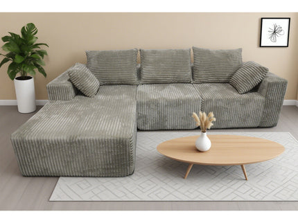 Corner Combination Sofa Sectional Couch With Soft Fabric