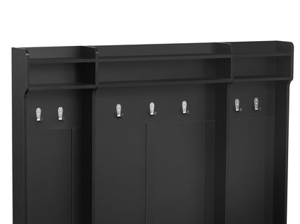 5 In 1 Entryway Bench With Coat Rack, 7 Sturdy Hooks, 2 Spacious Drawers And Adjustable Shelves