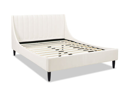 Aspen - Vertical Tufted Modern Headboard Platform Bed Set