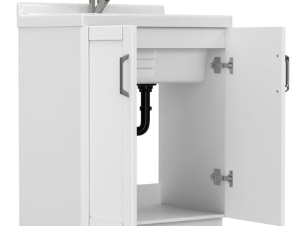 Kyle - Laundry Cabinet & Faucet And Stainless Steel Sink