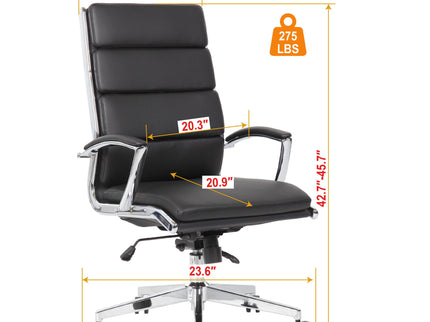 Office Chair, Breathable Mid Back Swivel Computer Chair With Foldable Armrest - Black