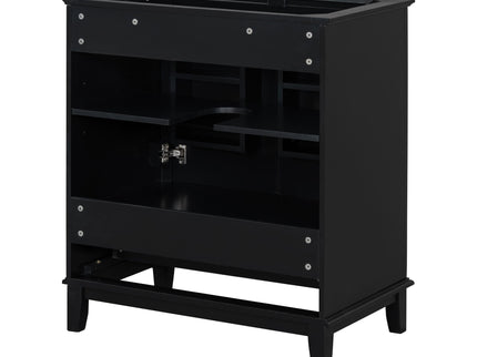 Modern Bathroom Vanity Base Only With Doors And Drawer