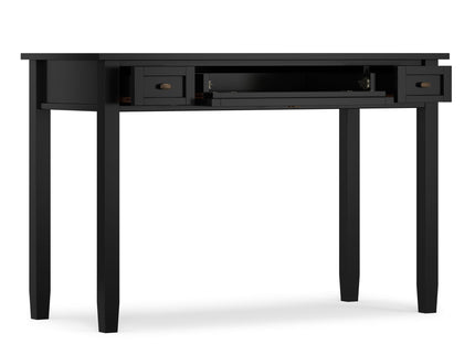 Warm Shaker - Writing Desk With Drawers - Black