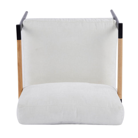 Modern Accent Chair With Cushions, Cozy Seating