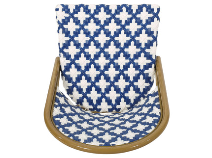 Chic French Bistro Chair With Durable Rattan And Aluminum Frame