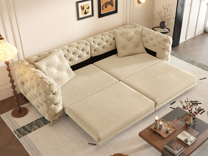 3-In-1 Convertible Sleeper Sofa