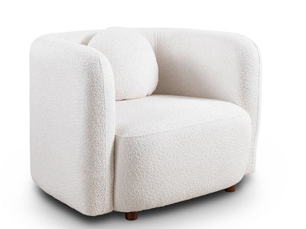 Japandi Style Accent Square Chair
