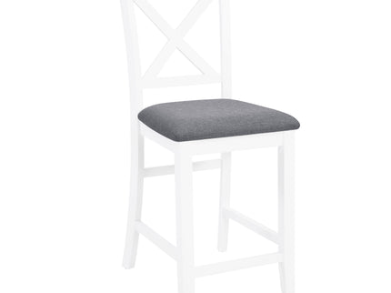 5 Piece Counter Height Dining Table Set With 4 Chairs