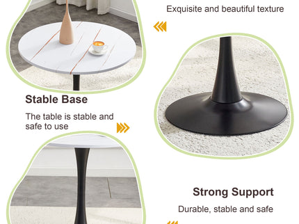 Ergonomic Round Dining Table For Kitchen