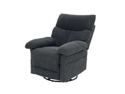 Swivel Rocker Recliner Chair With Manual Recline For Living Room