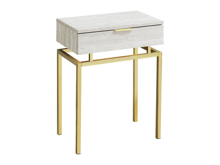 Spacious Table Top Accent Side Table, Storage Drawer, Contemporary & Modern