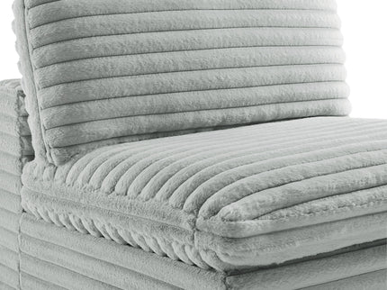Jenny - Armless Slipper Chair - Gray