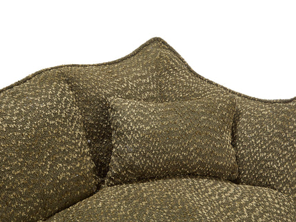 Comfortable Dual Beanbag Chair With High Resilience Foam Core For 2 People