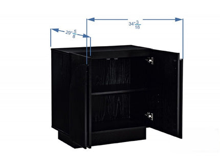 Modern Sideboard Buffet With Arched Cabinet Doors