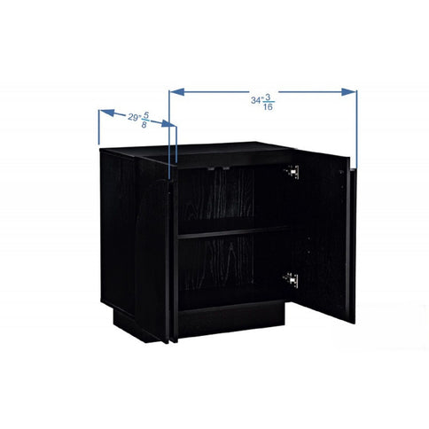 Modern Sideboard Buffet With Arched Cabinet Doors